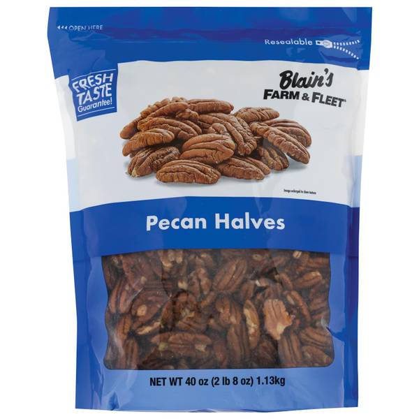 Blain's Farm & Fleet 40 oz Pecans Halves 723036 Blain's Farm & Fleet