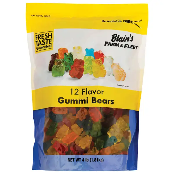 Blain's Farm & Fleet 64 oz 12 Flavor Gummi Bears - 723116