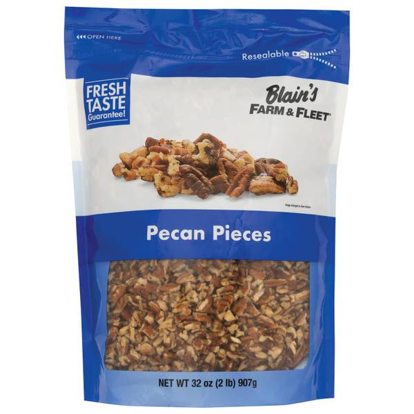 Blain's Farm & Fleet 32 oz Pecan Pieces 724804 Blain's Farm & Fleet