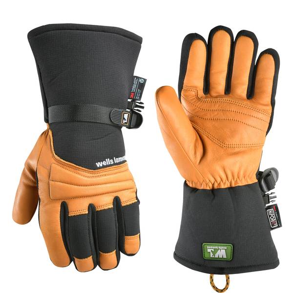 John Deere Men's XL Cowhide Leather Black Work Glove - Handy Andy Home  Warehouse