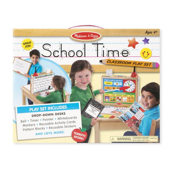Melissa & Doug School Time! Classroom Play Set