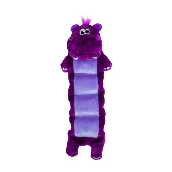 Outward Hound Xtreme Seamz Hippo Dog Toy - Dog Plush Toys