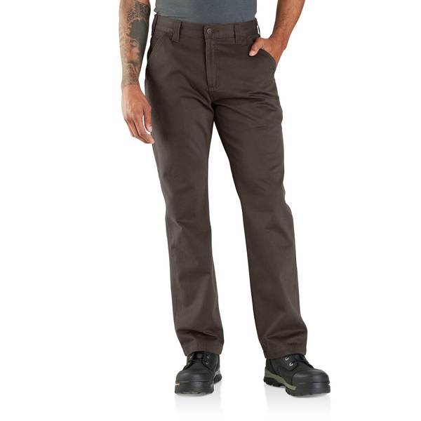 Women's Pant Rugged Flex Relaxed Fit Twill Double Front Black