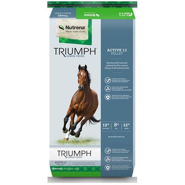 Photo of Triumph Active 12 Pellet Horse Feed, 50 lb