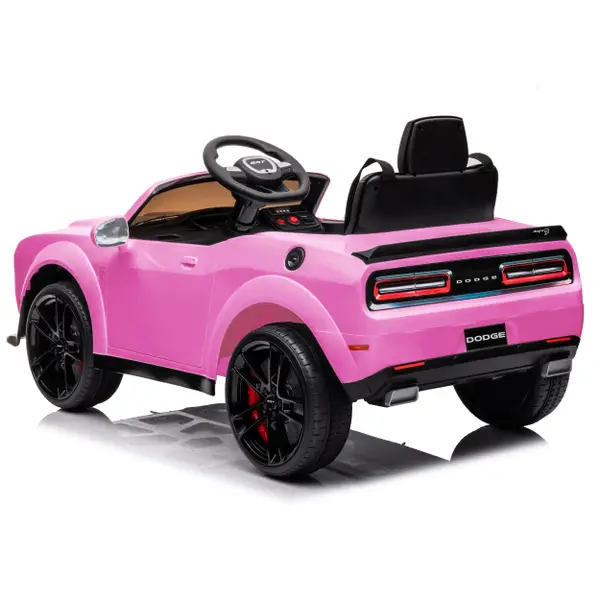 Best Ride on Cars Dodge Challenger 12V Pink