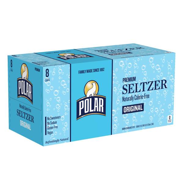 Photo of 8pk 12oz Polar Seltzer Original
