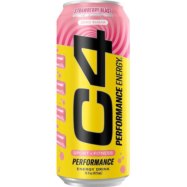 Photo of 16 oz Performance Strawberry Starburst Energy Drink