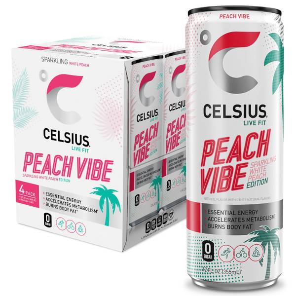 Photo of 12 oz 4-Pack Peach Vibe