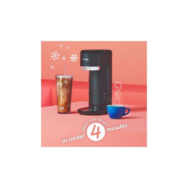 Mr. Coffee Frappe + Single Serve Coffee Maker with (2) 22-oz Tumblers 