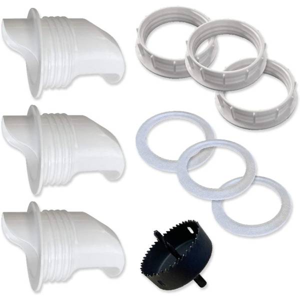 Photo of Poultry Pro Feeder DIY Port PVC Gravity Fed Chicken Feeder Kit