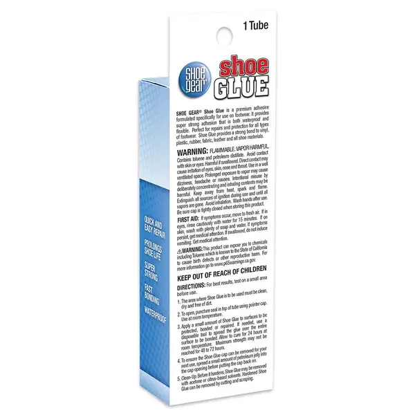 Shoe Gear 1 oz Shoe Glue - Os - White - Shoe Polishes and Cleaners