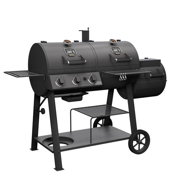 Oklahoma joe hotsell smoker grill combo