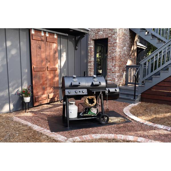 Oklahoma Joe s Canyon Combo Charcoal Gas Smoker Grill 24203004 Blain s Farm Fleet