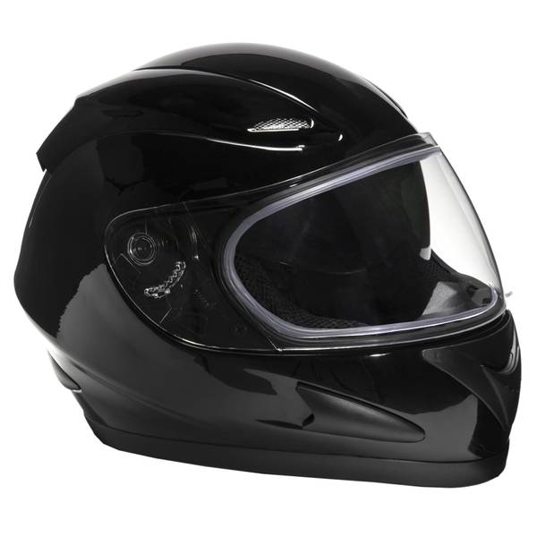 Raider Large Gloss Black Snow Helmet - R26-680D-L | Blain's Farm & Fleet