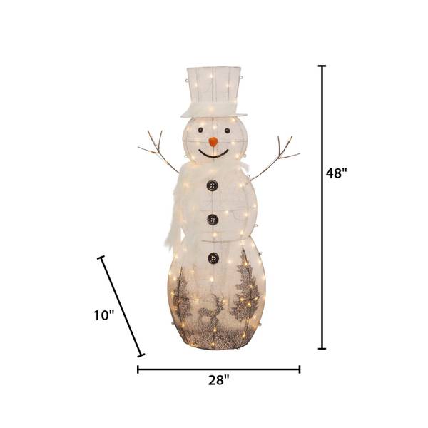 Iscream 14-Piece Build Your Own Snowman Kit - White