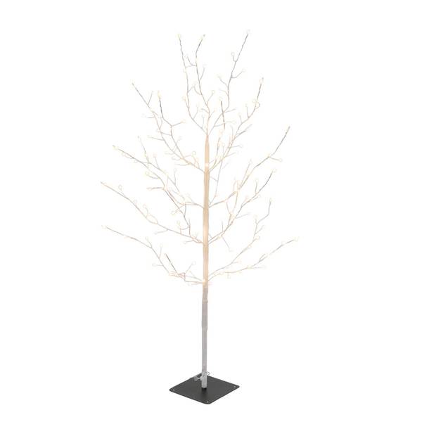 4-Foot Pre-Lit 48 White LED Artificial Twig Birch Tree, White, 1 unit -  Ralphs