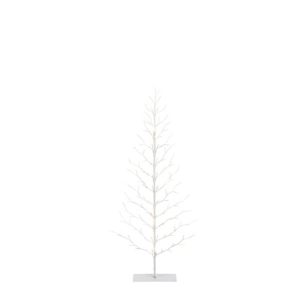 Photo of 5 ft. Tall White Pre Lit Tree with Warm White LEDs