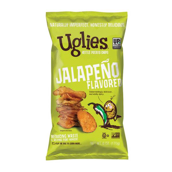 Uglies Jalapeno Kettle Cooked Potato Chips - 6 oz