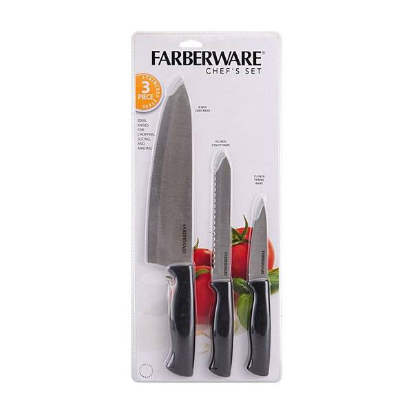 Farberware 4-Piece Utility Knife Set - Stainless Steel, 4 pc - Baker's