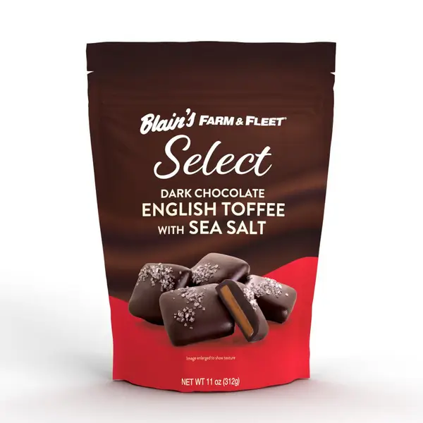 Blain's Farm & Fleet 11 oz Select Dark Chocolate English Toffee