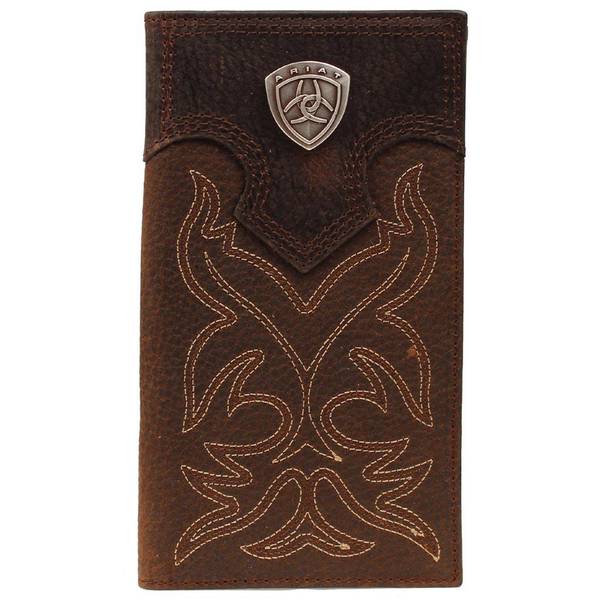 Photo of Mens Rodeo Wallet Boot Stitching and Ariat Shield Wallet