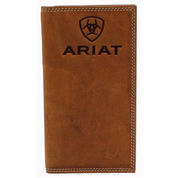 ARIAT Mens Rodeo Embossed Browns Logo Wallet - A3548044-OS | Blain's ...