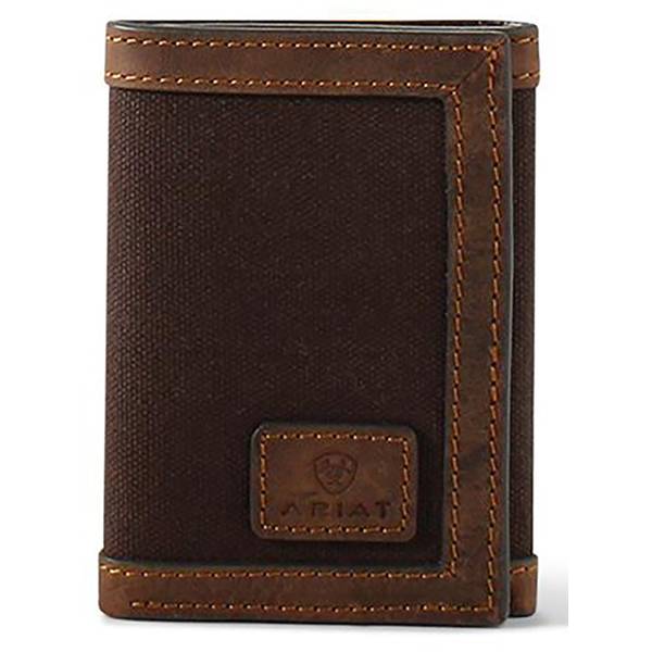 ARIAT Men's Logo Trifold Wallet - A3551902-OS | Blain's Farm & Fleet