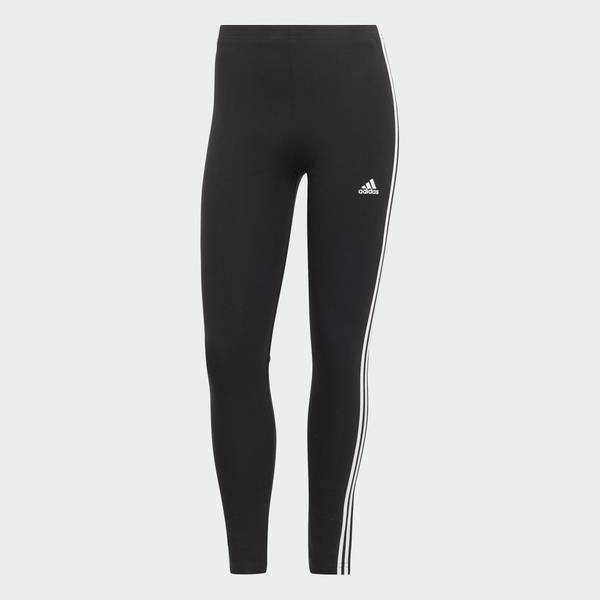 Adidas Women s Essentials 3 Stripes High Waisted Single Jersey Leggings IC7151 001 S Blain s Farm Fleet