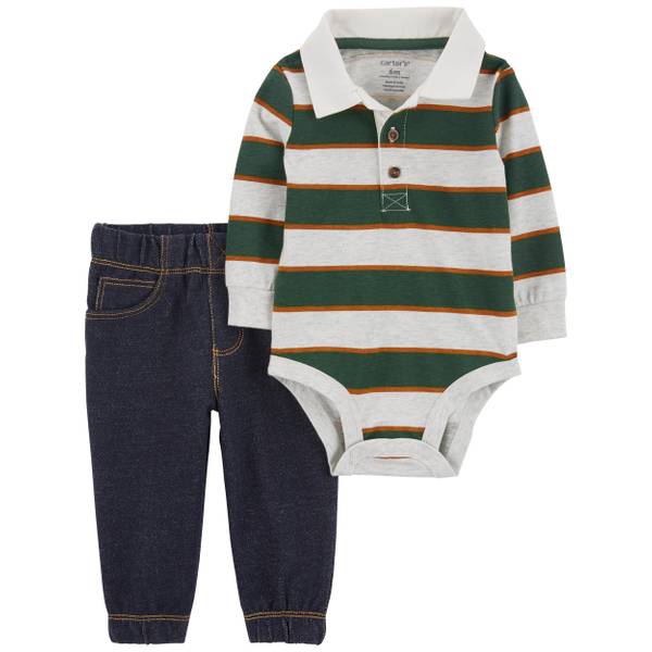 Carter's Infant Boy's 3-Piece Fleece Outfit Set - 1P824410-3M
