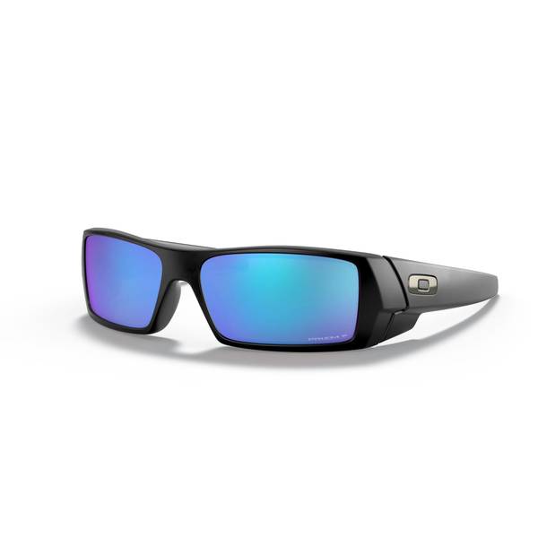 Oakley Matte Black Frame Gascan Prizm Sapphire Polarized Lenses