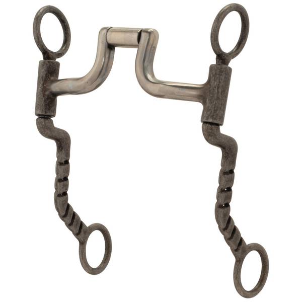 Weaver Leather Ken McNabb Buffed Black Sweet Iron Bits 2515006