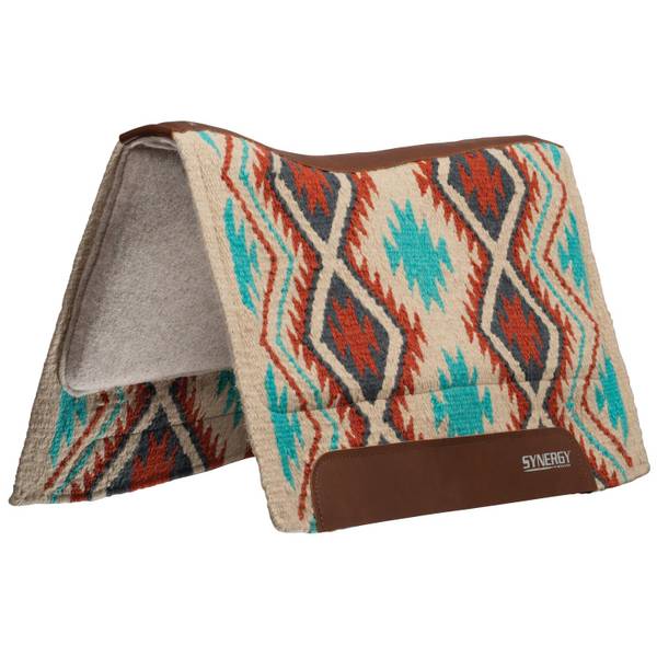 Weaver Leather Synergy Contoured Performance Saddle Pad, Firestorm