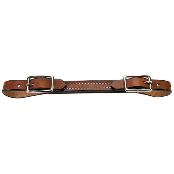 Weaver Flat Bridle Leather Curb Strap Brown