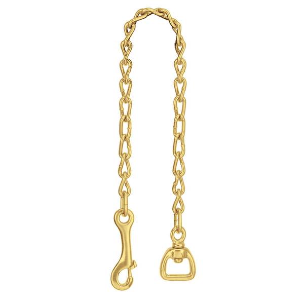 Photo of 24" Lead Chain with 1" Swivel, Brass Plated