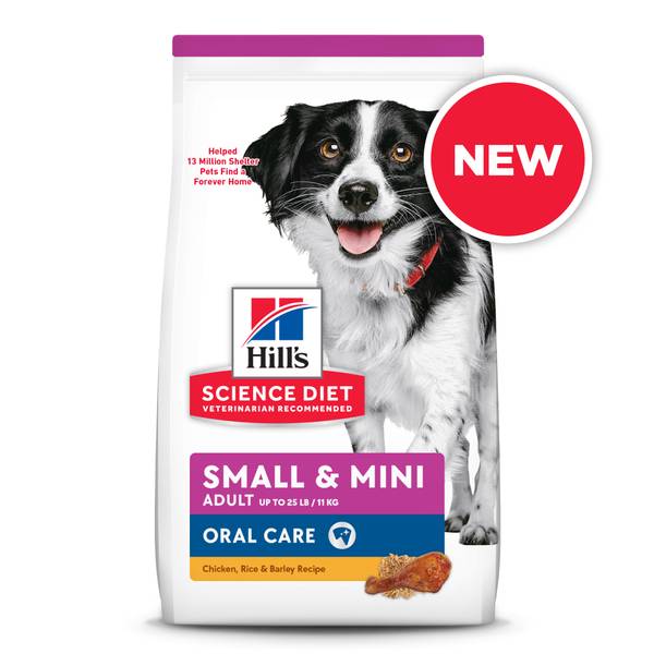 Hill's Science Diet Sensitive Stomach and Skin Adult Dog Food, Chicken Meal and Barley - 4 lb bag