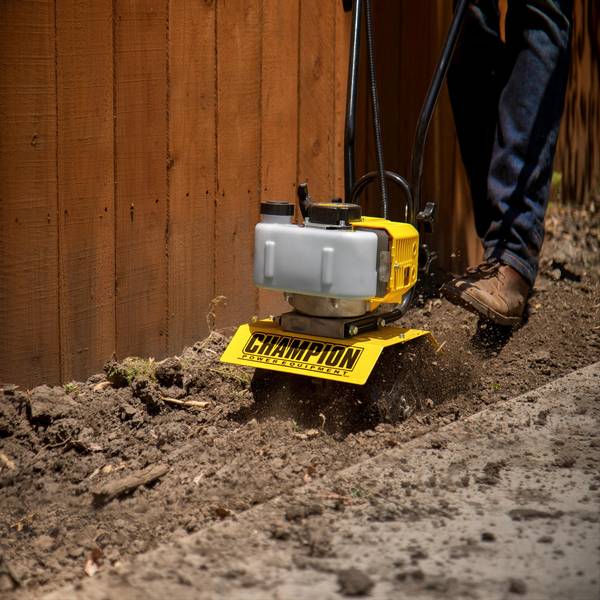 Champion Power Equipment 43cc 2-Stroke Portable Gas Garden Tiller
