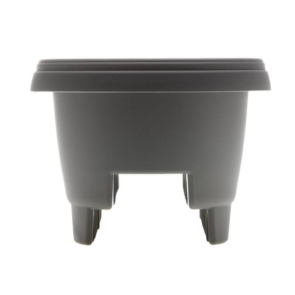 Bloem 12" Charcoal Deck Rail Planter DR12908 Blain's Farm & Fleet