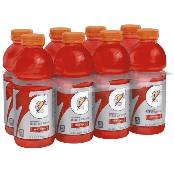 Photo of 8-Pack 20 oz Fruit Punch Thirst Quencher