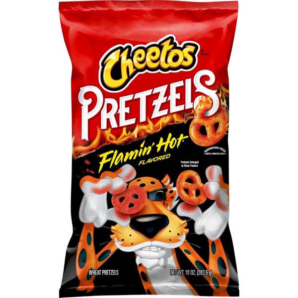 Cheetos Crunchy Flamin' Hot Cheese Puff Chips, 15oz Bag