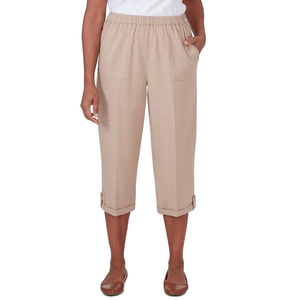 Alfred Dunner Women's Twill Capri - 60402VC-250-10 | Blain's Farm & Fleet