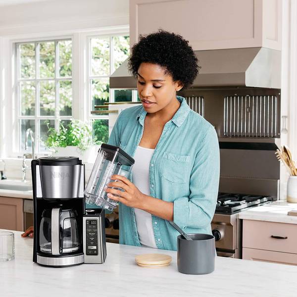 Ninja Programmable Brewer, with 12-cup Glass Carafe, Black and