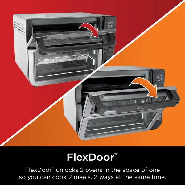 Ninja 12-in-1 Double Air Fry Oven with FlexDoor + Reviews