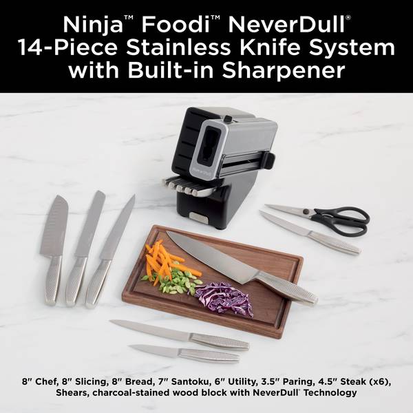 Ninja Foodi NeverDull Premium Knife System 14 Piece Set - K62014