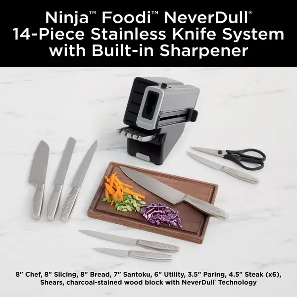 NINJA FOODI NEVER DULL KNIFE SYSTEM IN BOX - Earl's Auction Company