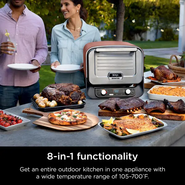 Ninja Woodfire 8-in-1 Outdoor Oven - OO101 | Blain's Farm & Fleet