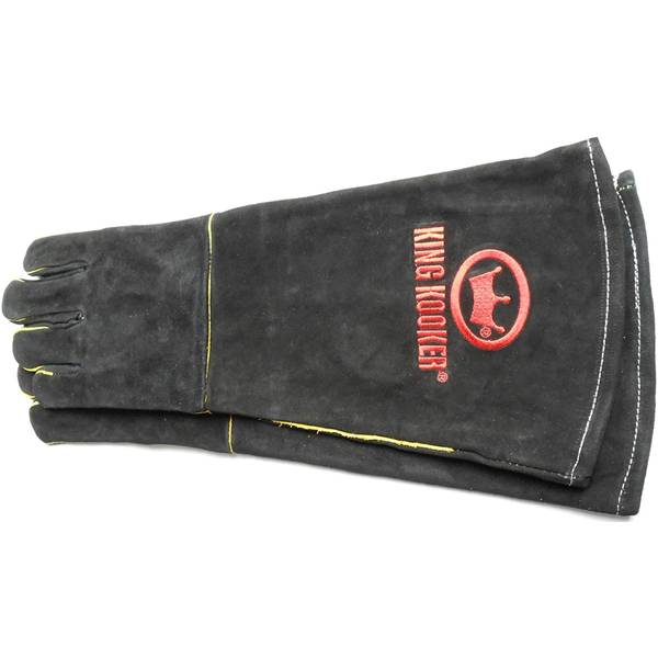 King Kooker 16" Leather Outdoor Cooking Gloves 2015GB Blain's Farm