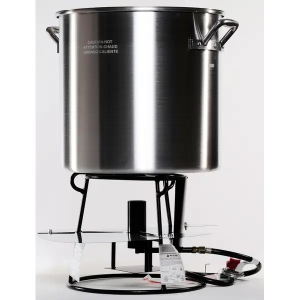 Turkey/Fish Fryer Boiling Package, 29-Qt. Aluminum Pot + Fry Pan & Basket