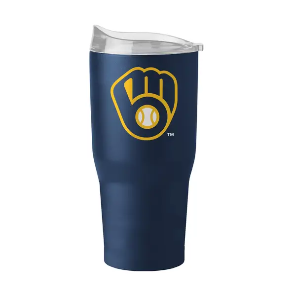 Milwaukee Brewers 30 oz Stainless Steel Travel Tumbler