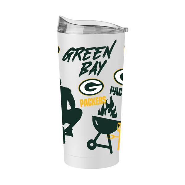 Logo Chair 20 oz Green Bay Packers Native Stainless Tumbler - 612