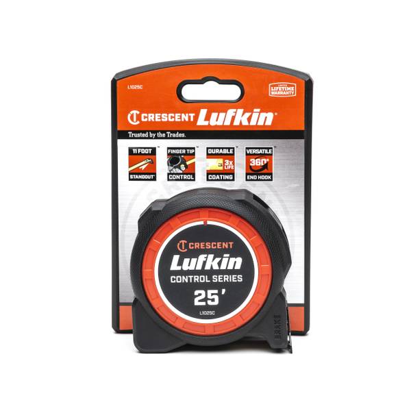 Craftsman Tape Measure, Compact Easy Grip, 25 ft (CMHT37443S)